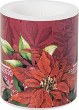 Kerze groß Ø 9 cm Höhe 10