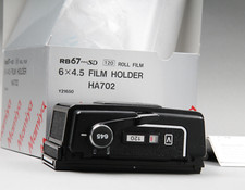 Mamiya RB67 pro-SD Rollfilmmagazin 6x4,5cm - Mamiya Roll Film Holder HA702 Dos