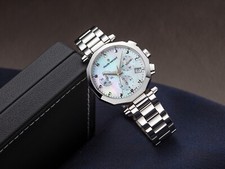 Claude Bernard by Edox - Dress Code Chronograph 10251 3M NAN Damenuhr Perlmutt