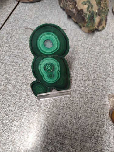 Seltene grüne malachit - seltene, 3-
