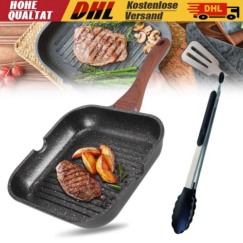 Eckige grillpfanne 28cm mit - eckige,