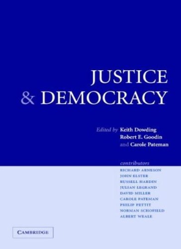 Justice and democracy - and, democracy:
