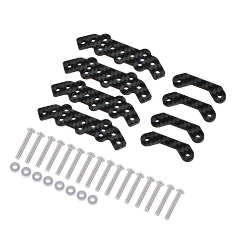 Carbon fiber front rear shock - carbon,