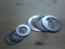 2 Stk Axial-Nadellager Drucklager Axial-Rollenlager AXK1024 + AS1024  10x24x4 mm