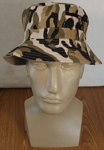 Bucket hat camo - bucket, brown