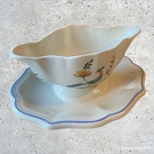 gien France oiseaux de paradis Dekor Grand Feu Sauciere