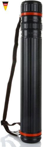 Schwarz teleskop posterrolle - schwarz,