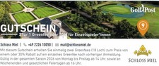 Golf Greenfee Gutschein 2026