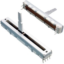 ALPS 10K Schiebepoti  stereo linear Poti Schiebeweg 45mm Total 60mm RS45112 