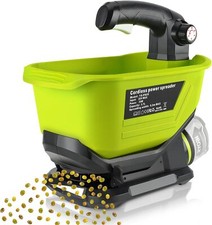 Handgeführter Rasensamen-und Düngerstreuer für Ryobi 18V-Akku für Rasen & Garten