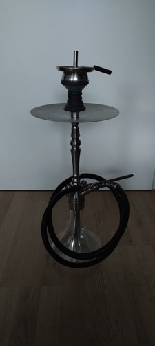 Edelstahlshisha mit glasbowl - mit,