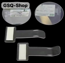 2x Plakette Park Schein Ticket Halter Set zum aufkleben auf Frontscheibe