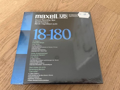 Maxell 180 tonband - maxell, ud
