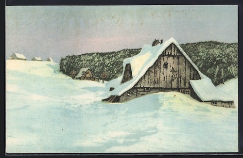 Künstler friedrich iwan - künstler-ak,