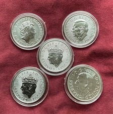 5 Unzen Silber - 4x König