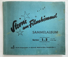 1952 WOS Sammelbilderalbum "Sterne am Filmhimmel", komplett, mit Walt Disney