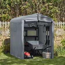 B-waren Fahrradgarage wetterfest Geräteschuppen Fahrradgarage KLS11-DG-bwaren