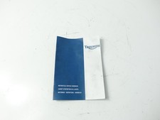 Serviceheft Triumph Speedmaster Bordbuch Manual Book Scheckheft