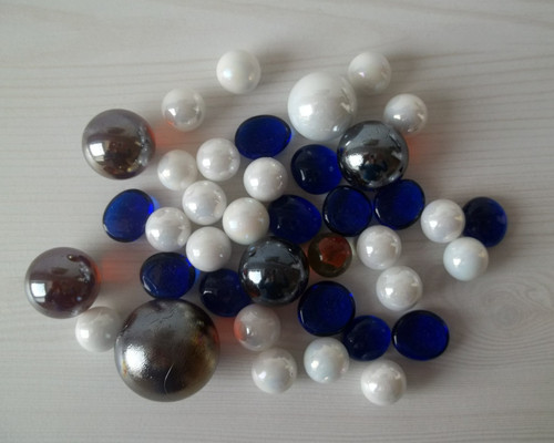 Glaskugeln und glassteine - 39,