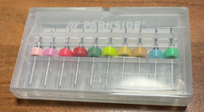 2x 10 teiliges Micro Bohrer Set Parkside von0,3 - 1,2 für Feinbohrschleifer