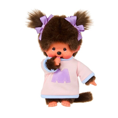 Monchhichi brown girl in - brown,