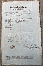 Heimatschein frauensperson - heimatschein,