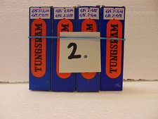 ECC808 (ECC83 different pinout) Tungsram NOS  Perfect Quad (4 stück) 2*