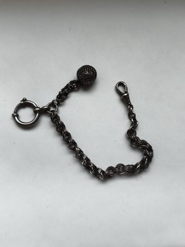 Antike taschenuhrkette silber - taschenuhrkette,