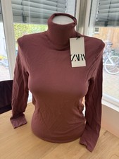 ZARA ROLLKRAGEN PULLOVER  ROSE