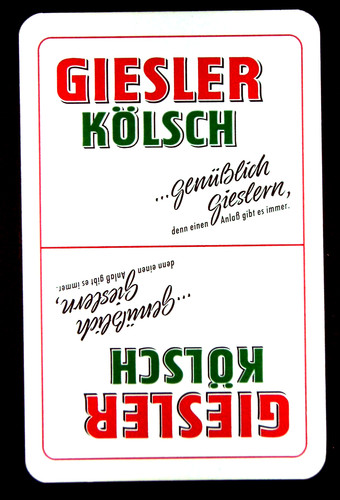 Skatspiel brauerei giesler - skatspiel/brauerei,