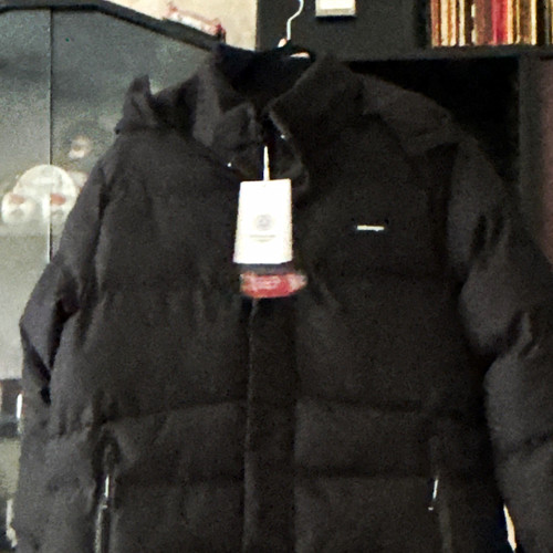 Herren steppmantel schwarz - herren,