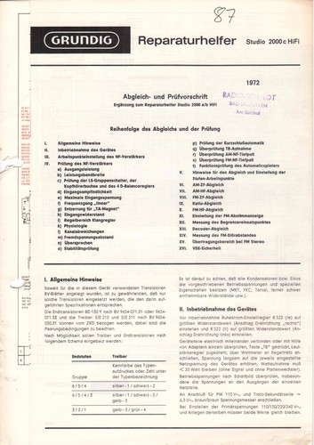 Grundig reparaturhelfer - -,