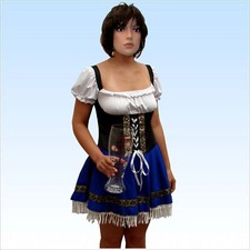 Dirndl schwarz/blau Gr. 40/42