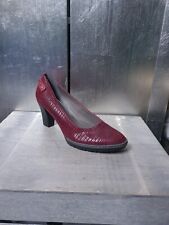 Neuwertige JANA Pumps Gr 37,5 (4,5) Weite H dunkelrot High Heels Schuhe #1509