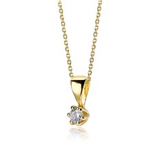 Necklace brilliant 0.05ct 585