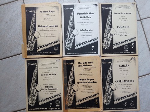 Noten combo salonorchester - combo, 6x