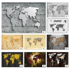 Fototapete WELTKARTE LOFT