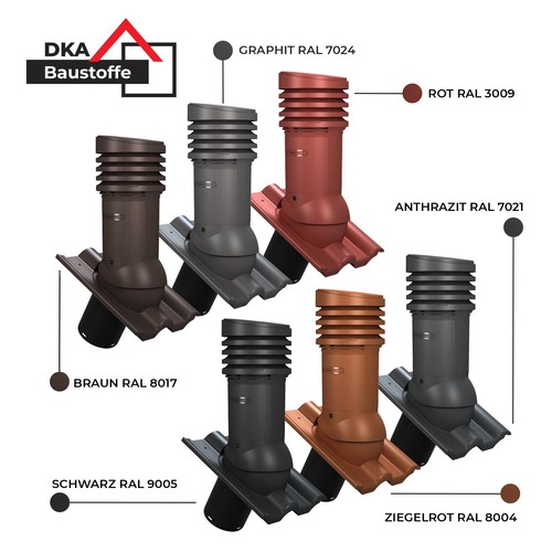 Entlüfterkamin evo dn150 für - entlüfterkamin,
