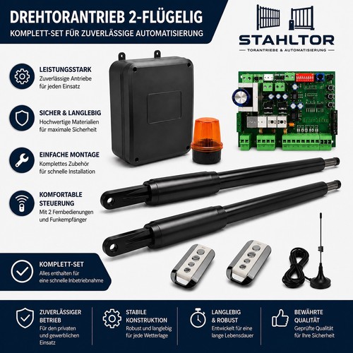 Drehtorantrieb flügelig 12v - drehtorantrieb,