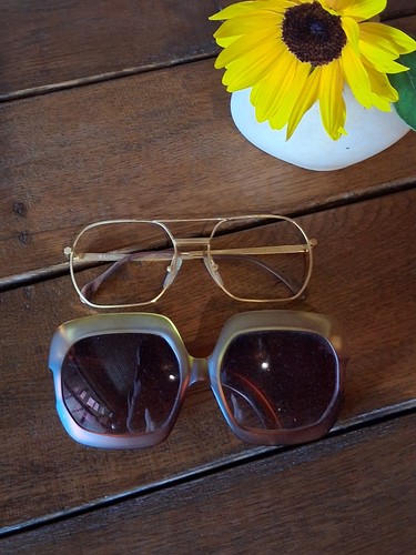 Zwei vintage brillen - vintage, christian