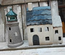 Windlichthäuser aus Keramik