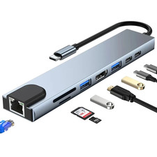 USB-C Hub 8-IN-1 Adapter 4K