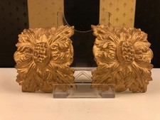 2x Bronze Applikation Louis