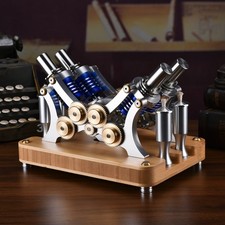 Stirlingmotor 4 zylinder - stirlingmotor, –