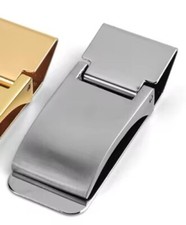 Geldklammer , Geldscheinklammer , elegant , Edelstahl , Geldspange , Geldclip