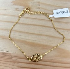 Juwelkerze Armreif, Armband 925er Sterlingsilber vergoldet NEU mit Etikett