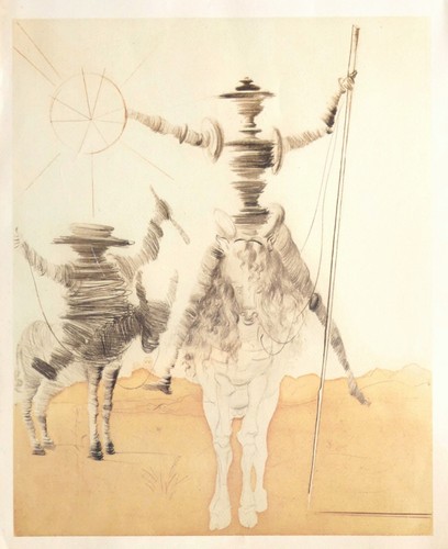 Salvador dali don - dali,, quijote