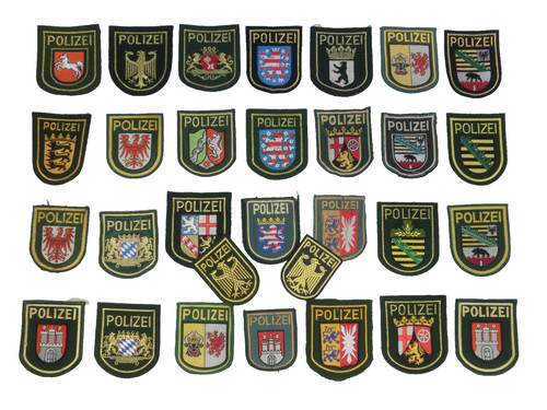 Polizei abzeichen patch - x,