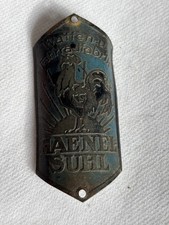 HAENEL Suhl Steuerkopfschild
