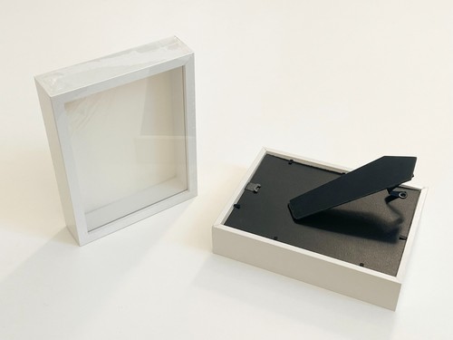 Zwei bilderrahmen weiß 15 - zwei, 3d